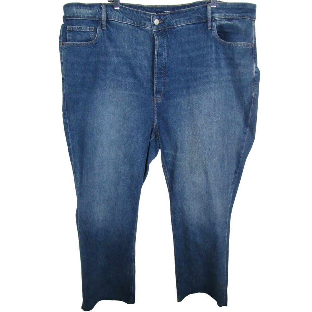 Old Navy  Women Jeans Size 28 Blue Extra Highrise Kicker Bootcut Denim